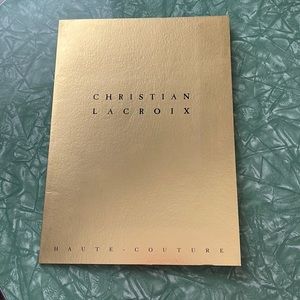 Vintage Christian Lacroix 1997/1998 Couture prints and folder